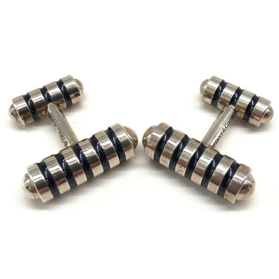 Vintage TIFFANY & CO. Paloma PICASSO Sterling Silver 925 Black