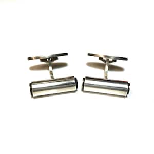 1950 Georg Jensen Abotoaduras de Prata Esterlina Vintage #96 Dinamarca Casamentos Presentes de Dia dos Pais Masculinos Acessórios de Jóias Art Déco Moda