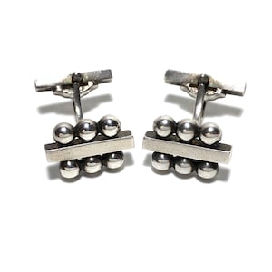 Vintage Georg Jensen Sterling Silber Manschettenknöpfe No 61. Männer Geschenke, Hochzeiten Geschenke, Vatertagsgeschenke, Formelle Geschenke