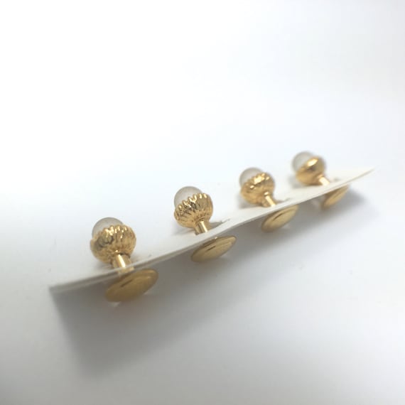 Vintage Tuxedo Frosted Glass Shirt Stud Set Weddi… - image 2
