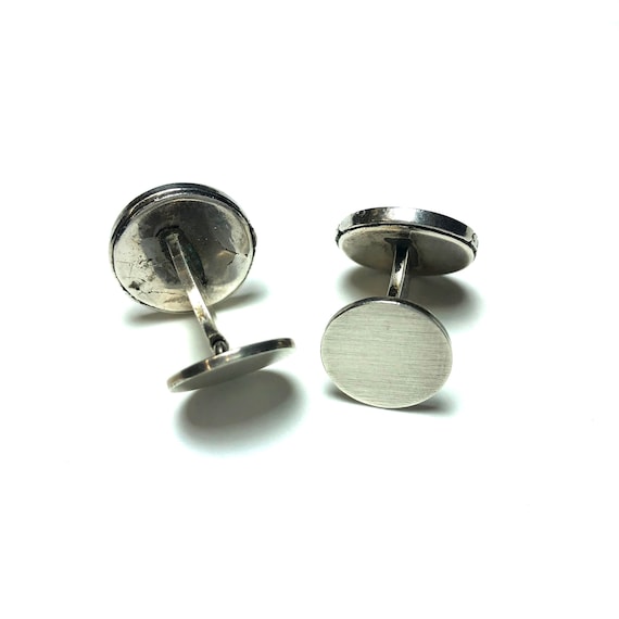 1950s Vintage Georg Jensen Sterling Silver Cuffli… - image 2