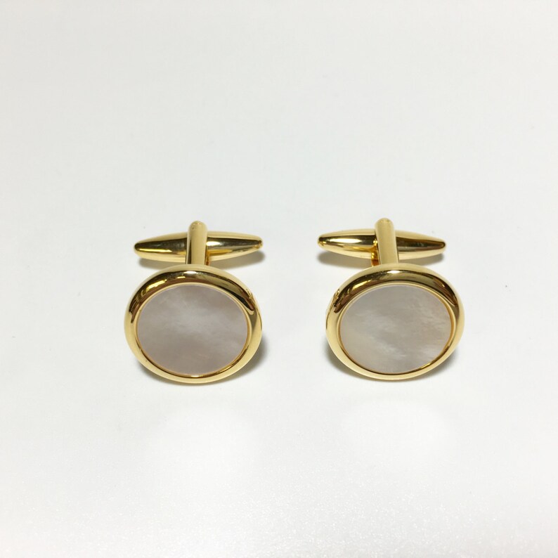 Gold Filled and Mother of Pearl Tuxedo 4 Stud Set and Matching Etsy