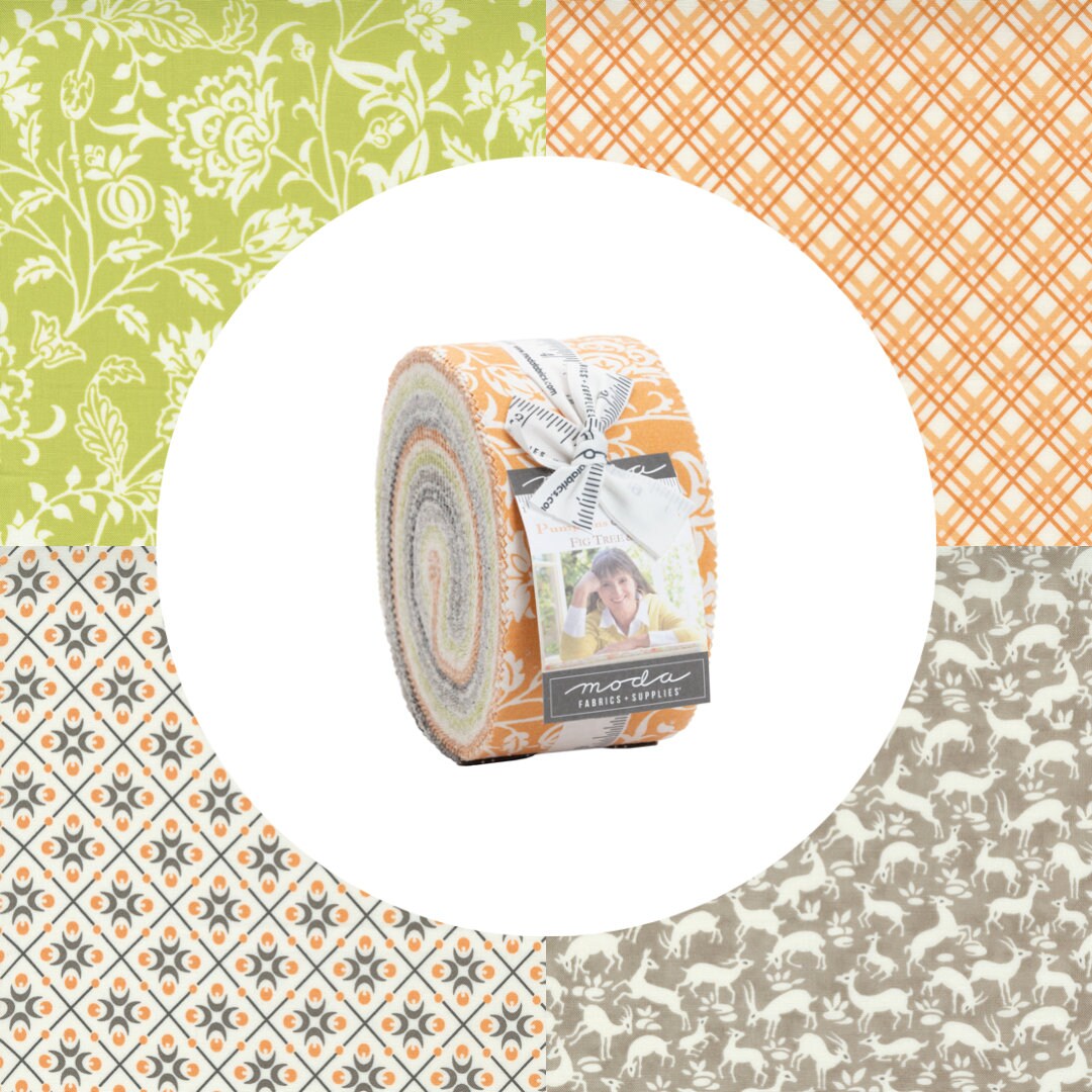 Moda Fig Tree & Co. Pumpkins and Blossoms Jelly Roll Etsy