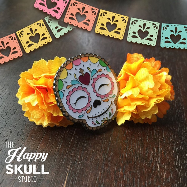 Happy Skull Trading Pin