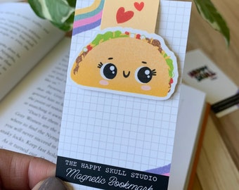 Happy Taco Magnetic Bookmark