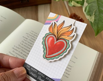 Sacred Heart Magnetic Bookmark