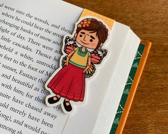 Butterfly Frida Magnetic Bookmark