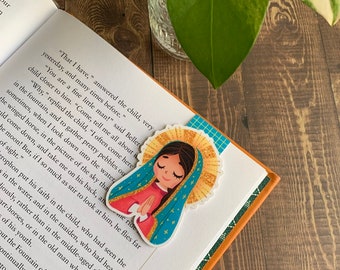 Praying Virgencita Magnetic Bookmark