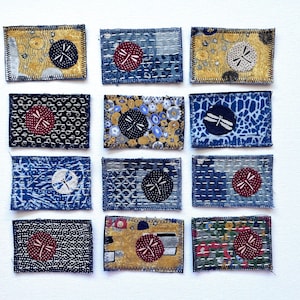 Dragonfly Patches for Backpack, Jeans Handmade Upcycled Denim 2x3 #99 Morale Patches