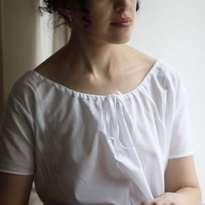 White Batiste Camisole, XIX century Women Shirt