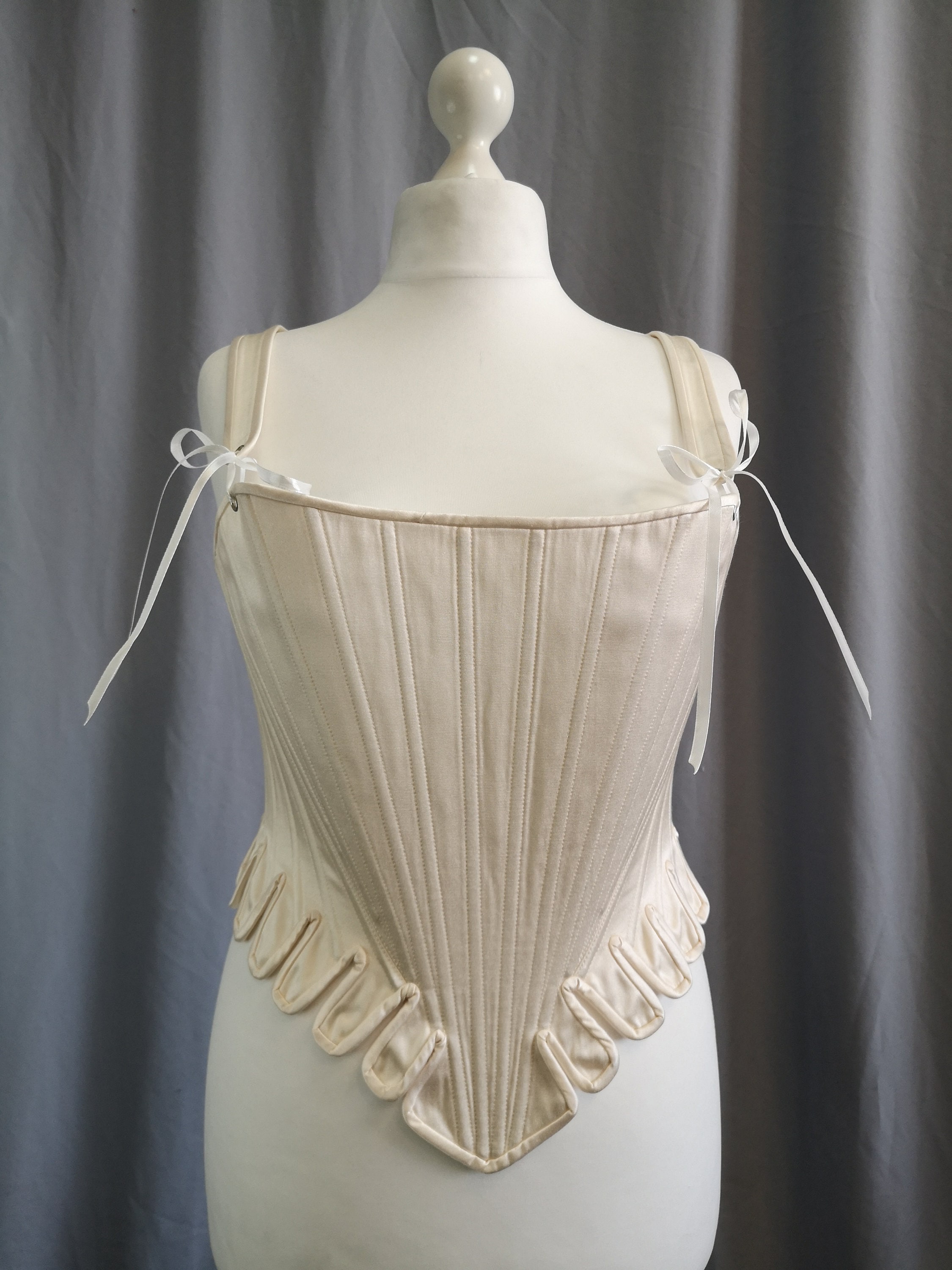 Creamy White Rococo Stays, 1700s Rococo Corset - Etsy
