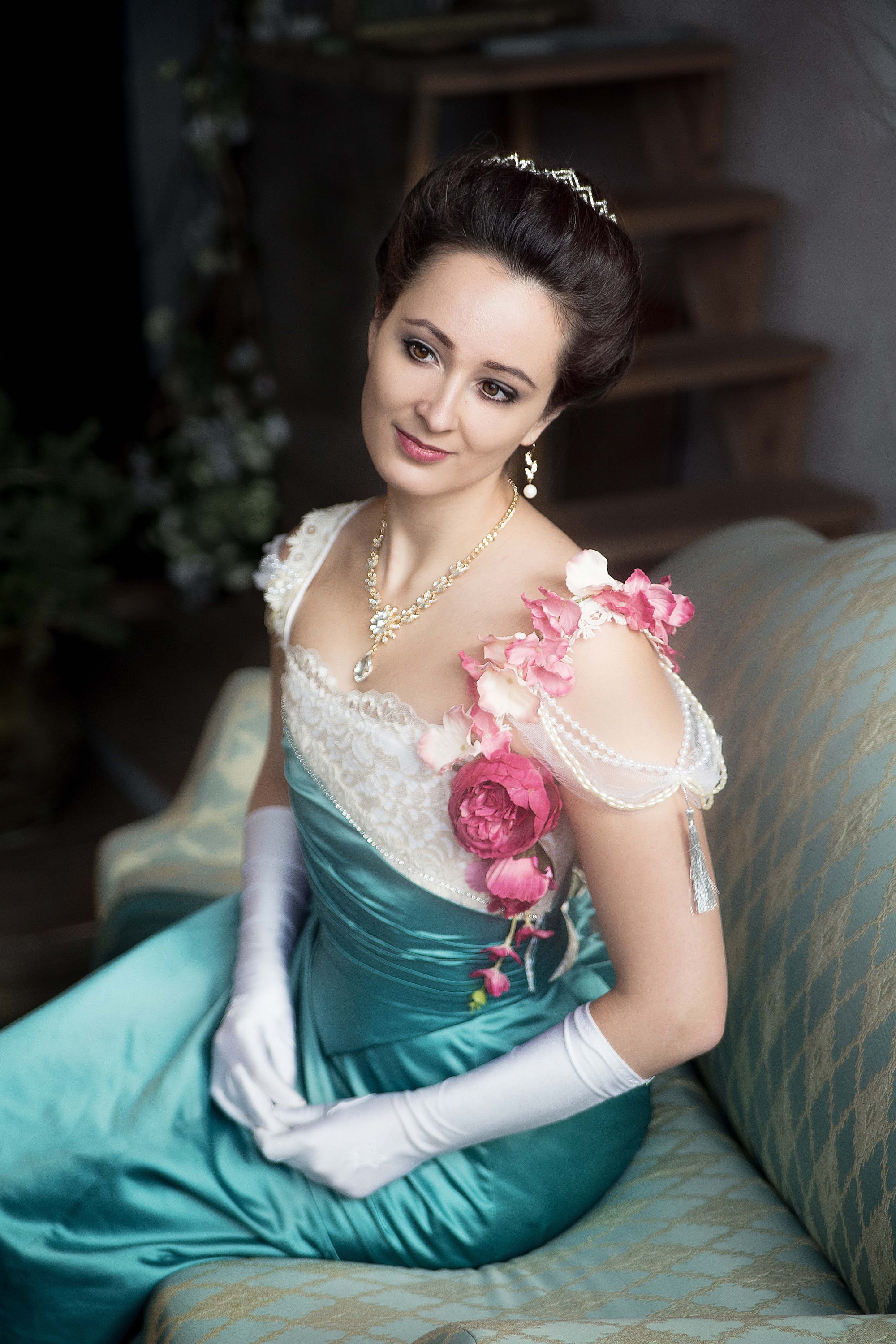 La Femme 30768 - Sleeveless Rhinestone Prom Dress – Couture Candy