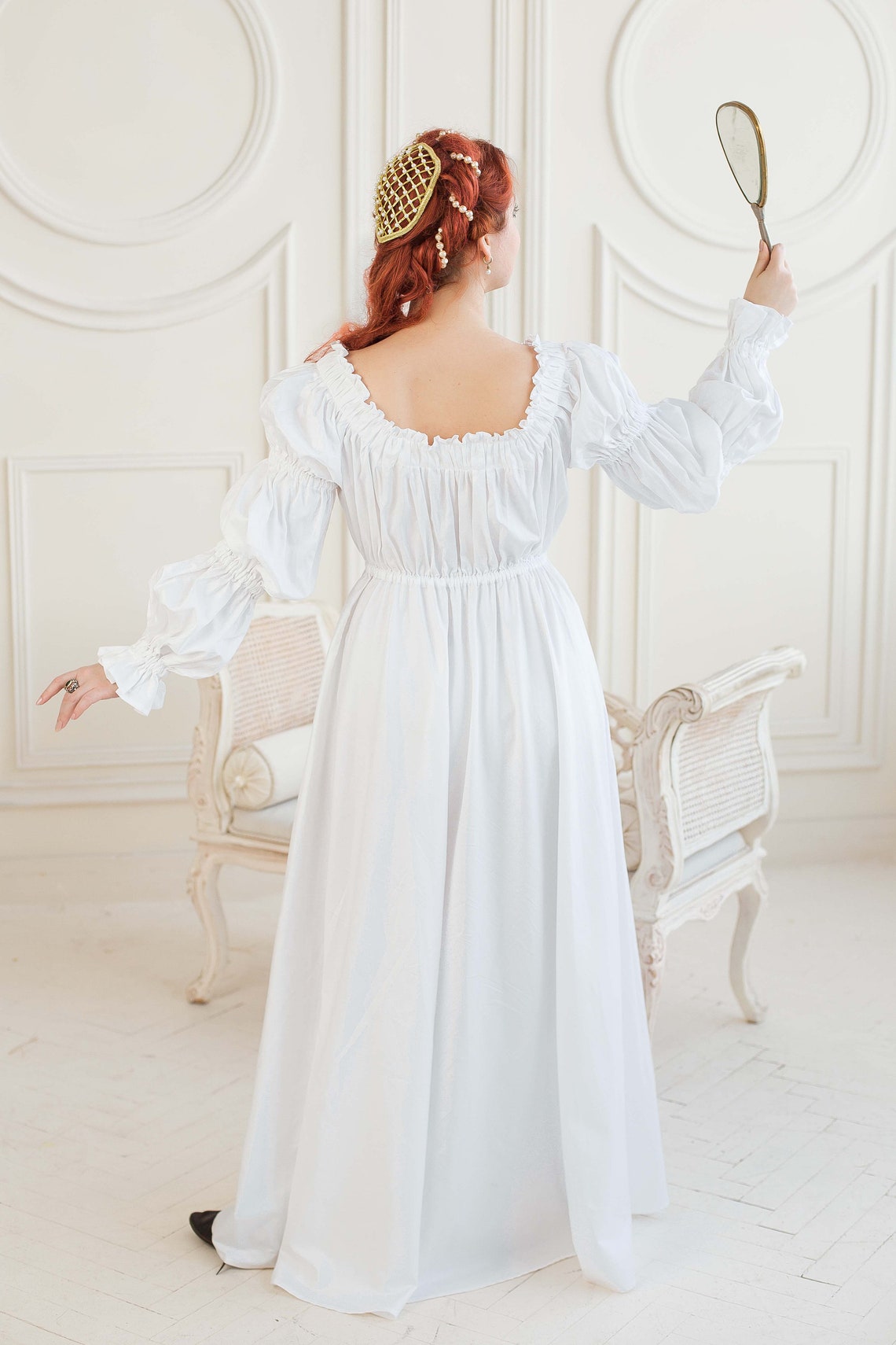 Renaissance Bride's Robe, Wedding Morning 1500s Gown - Etsy