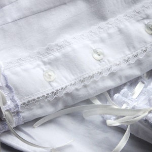 White Batist Camisole XIX Century Corset Cover - Etsy