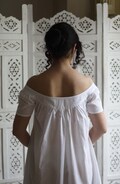 White Batiste Camisole, XIX century Women Shirt