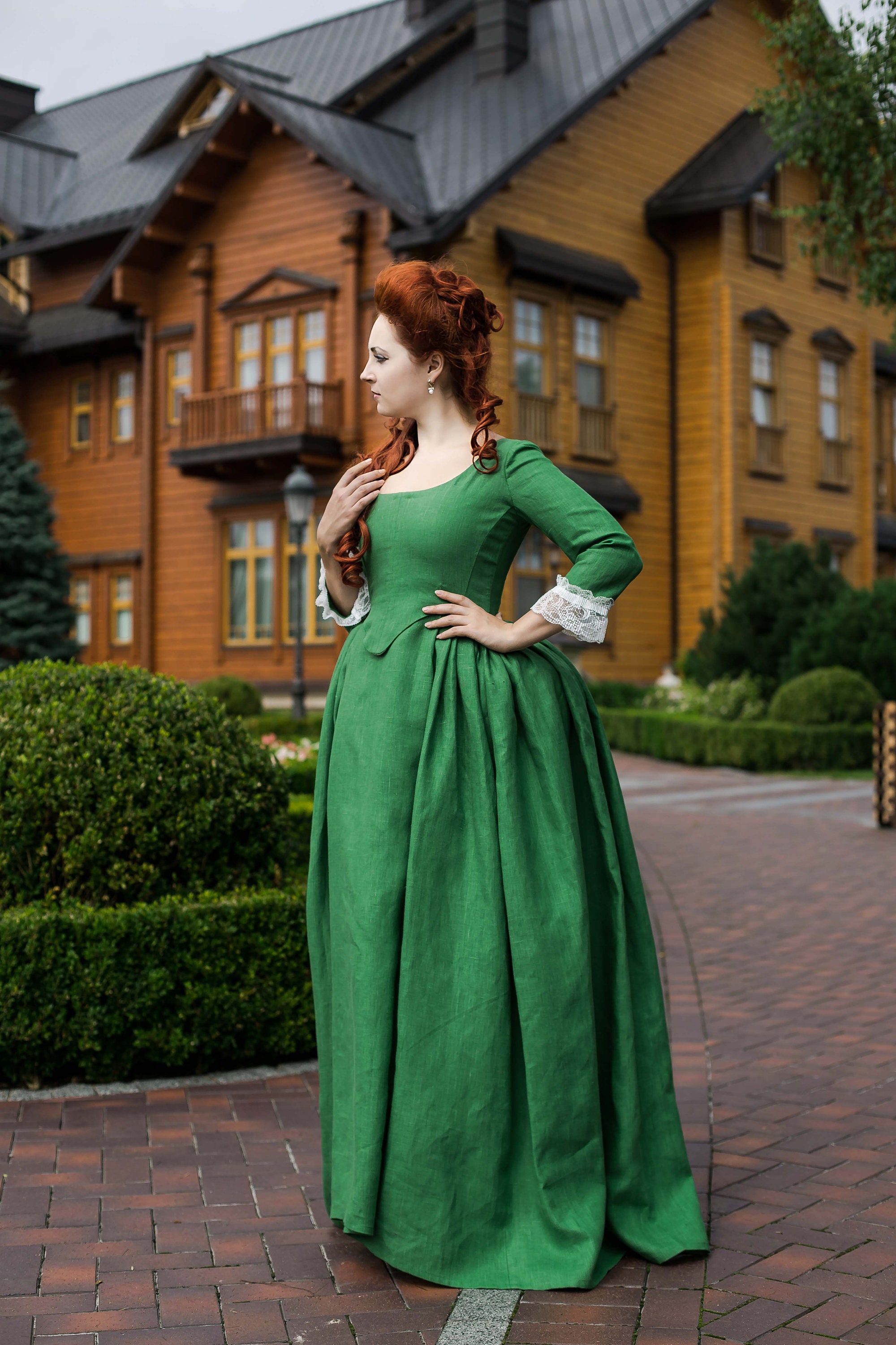 green emerald velvet dress Dara Jewel Green Long Dress – Maison Safiyaa USA main image 1