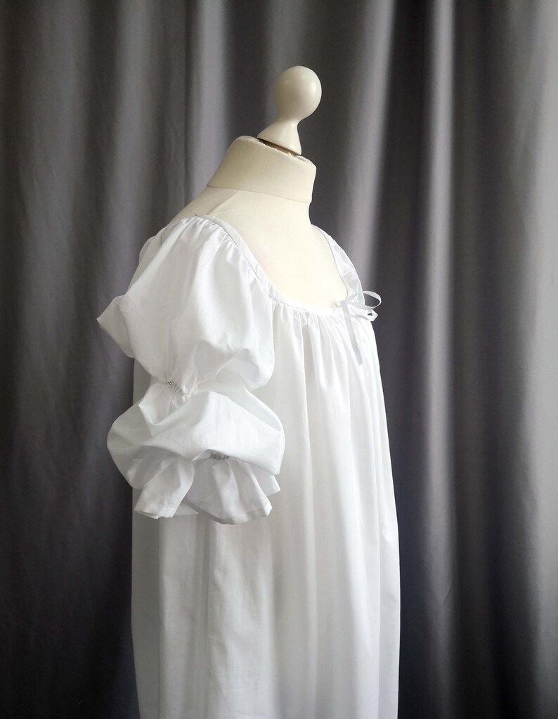 Rococo Chemise 1780 Batiste Smock: 18th Century Shirt With Puffy ...
