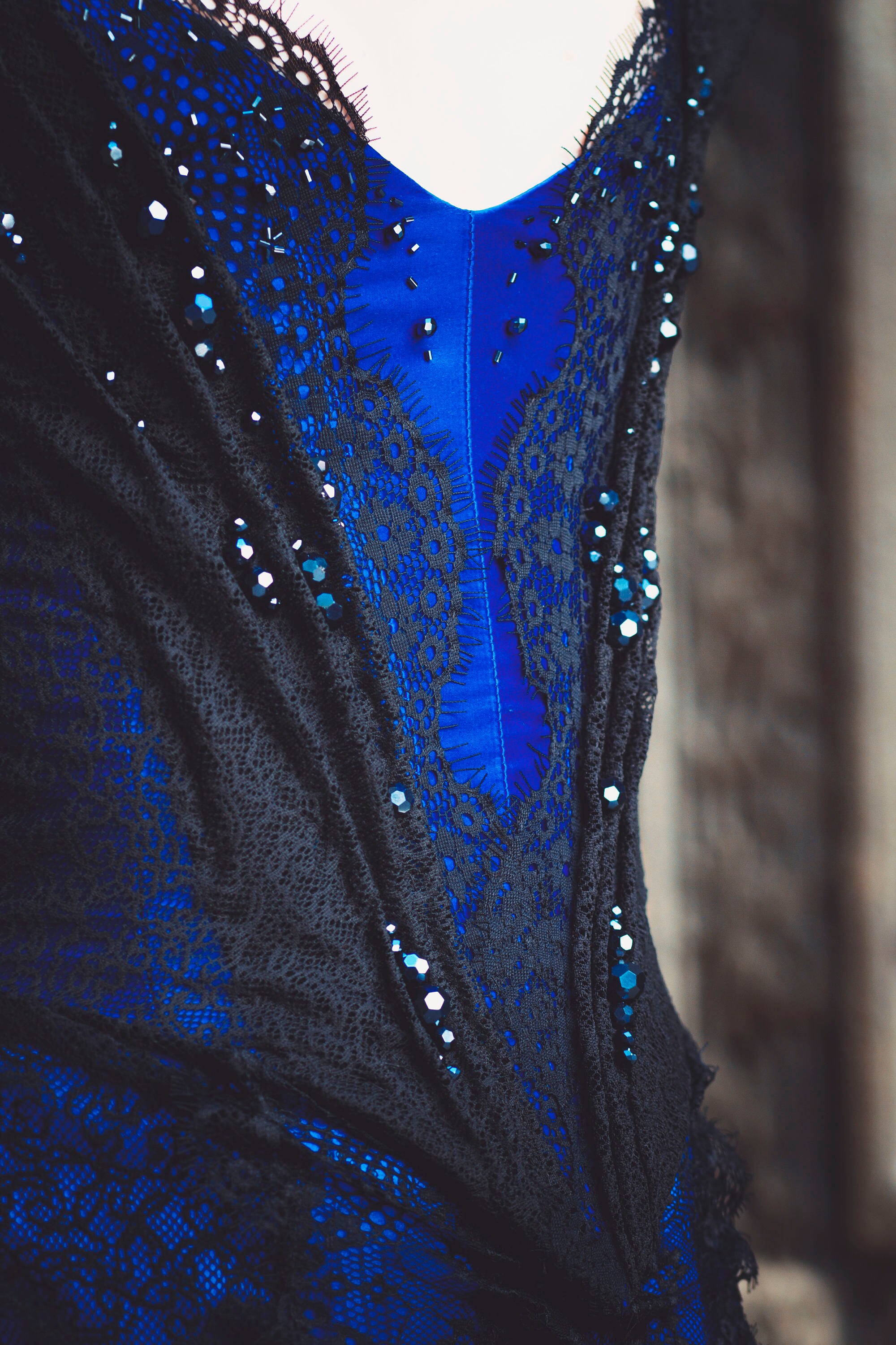black and blue dress for sale Black & Blue Latin-Rhythm Dress on Sale main image 1