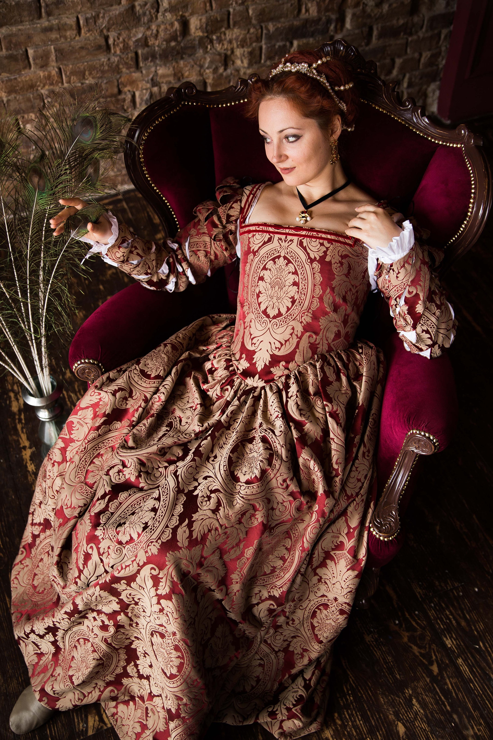 Noble Dresses Women's Dress Plus Size Medieval Ball Gowns Elegant