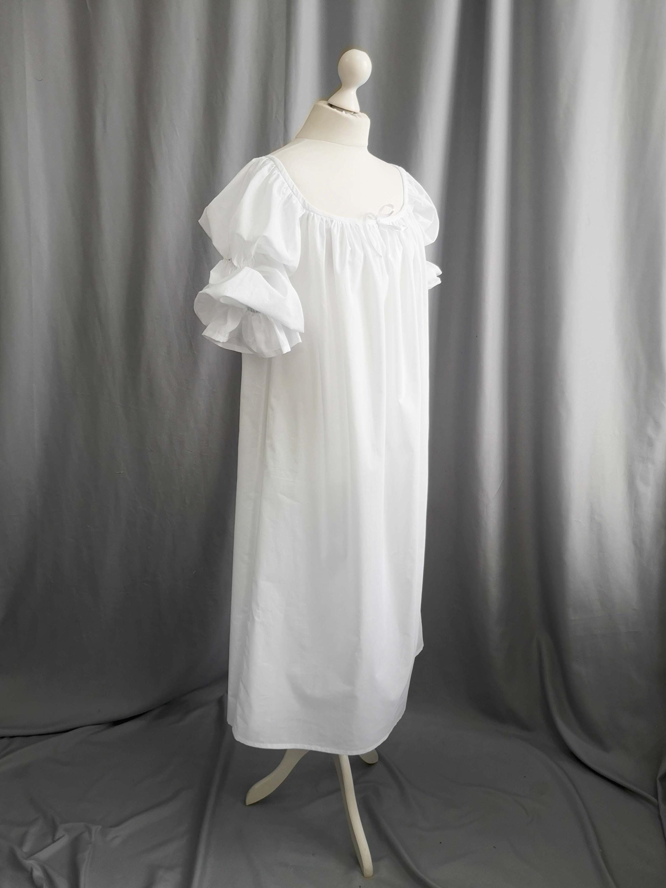 Rococo Chemise 1780 Batiste Smock: 18th Century Shirt With Puffy ...