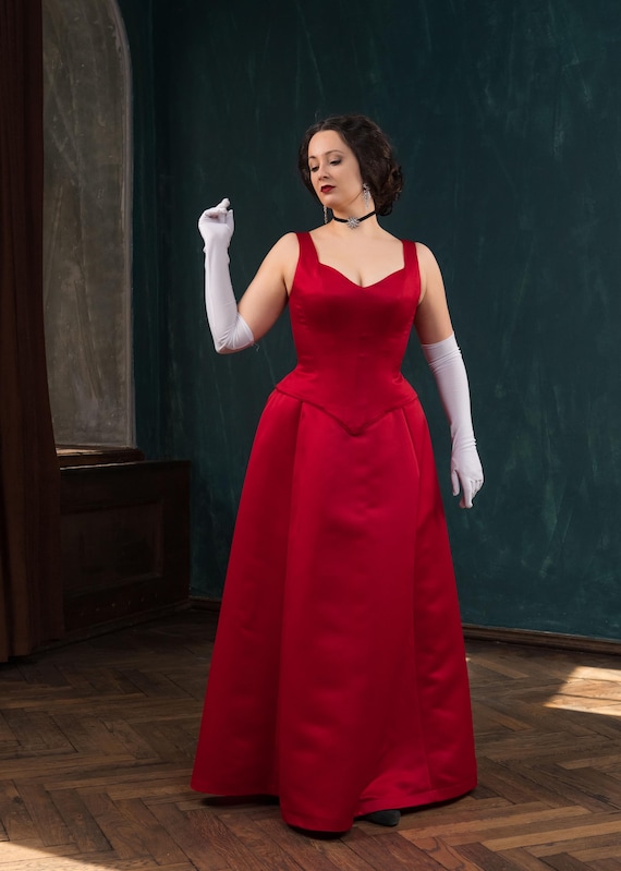 strapless open back dress 1905 Print Delineator Edwardian Women Fashion Art Style Tea Gown Kimono YDL2