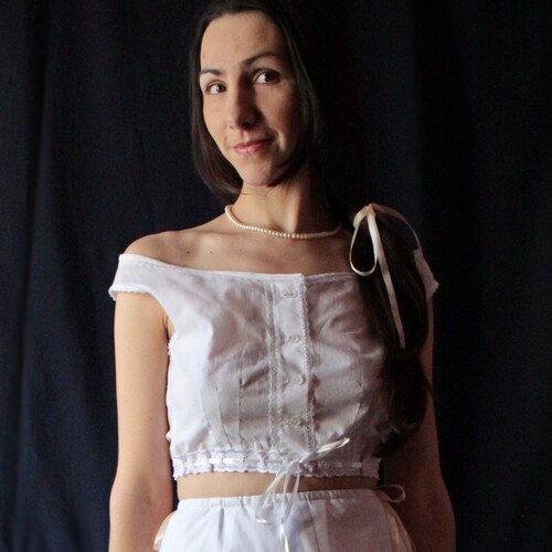 Plus Size Velrose® Wide Strap Nylon Camisole White Spaghetti Strap