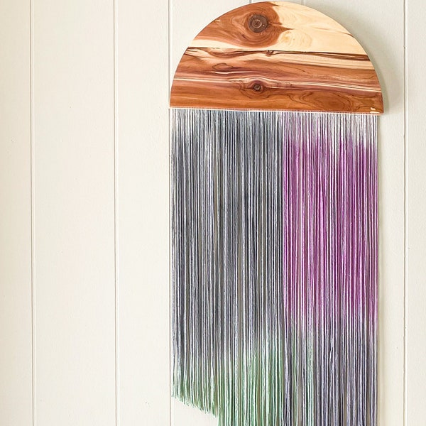 Cedar Half Moon Dip Dye Tapestry