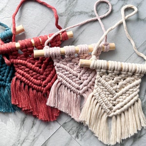 Mini Macrame Wall Hanging