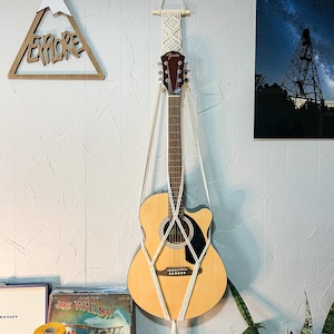 Macrame Guitar Hanger