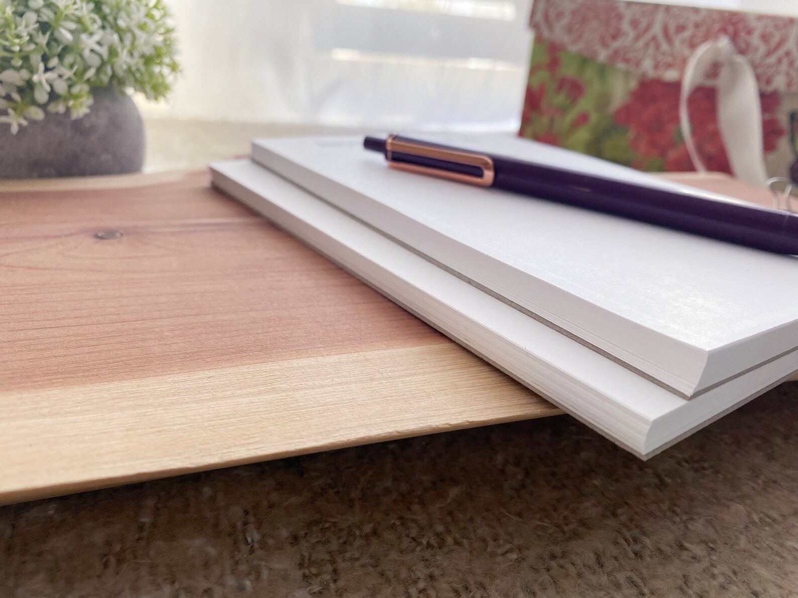 Personalized Notepad Stationary 5x7 Name Notepad Unique Etsy