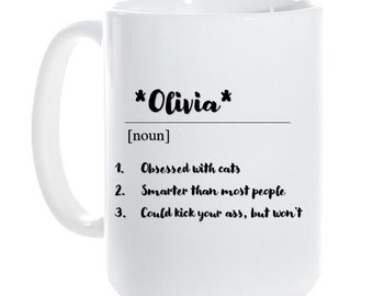 Customized Name Mug - With Definition