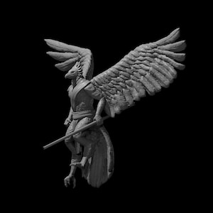 Aarakocra Adventurer | DnD 5e Tabletop Mini | 28mm
