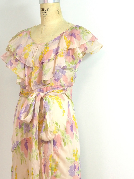 Vintage 1930's Floral Dress