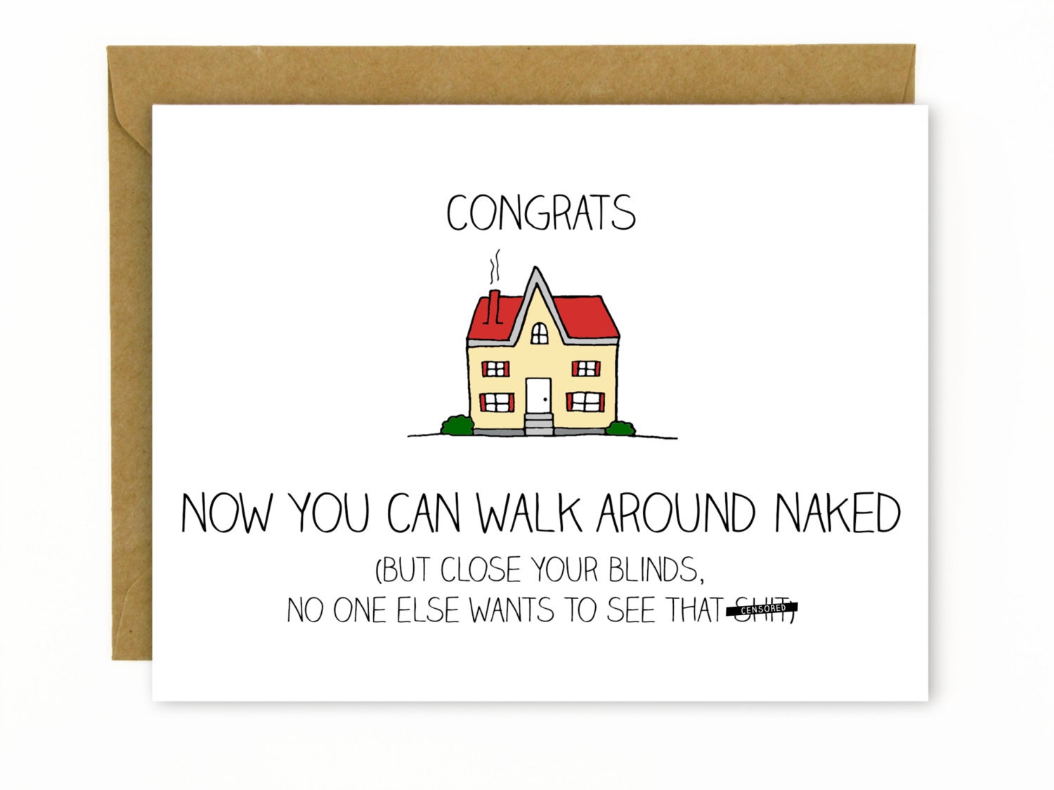 Funny New Home / Housewarming / Congratulations Card Walk - Etsy