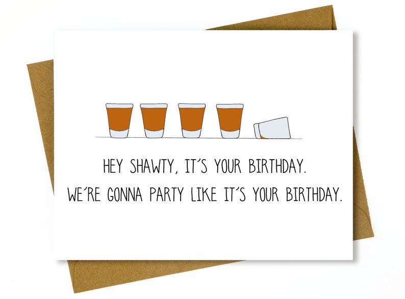 Funny Birthday Card for Friend / Funny Best Friend Birthday - Etsy