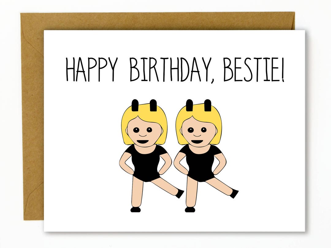 Funny Birthday Card for Friend / Funny Best Friend Birthday Card / Card ...
