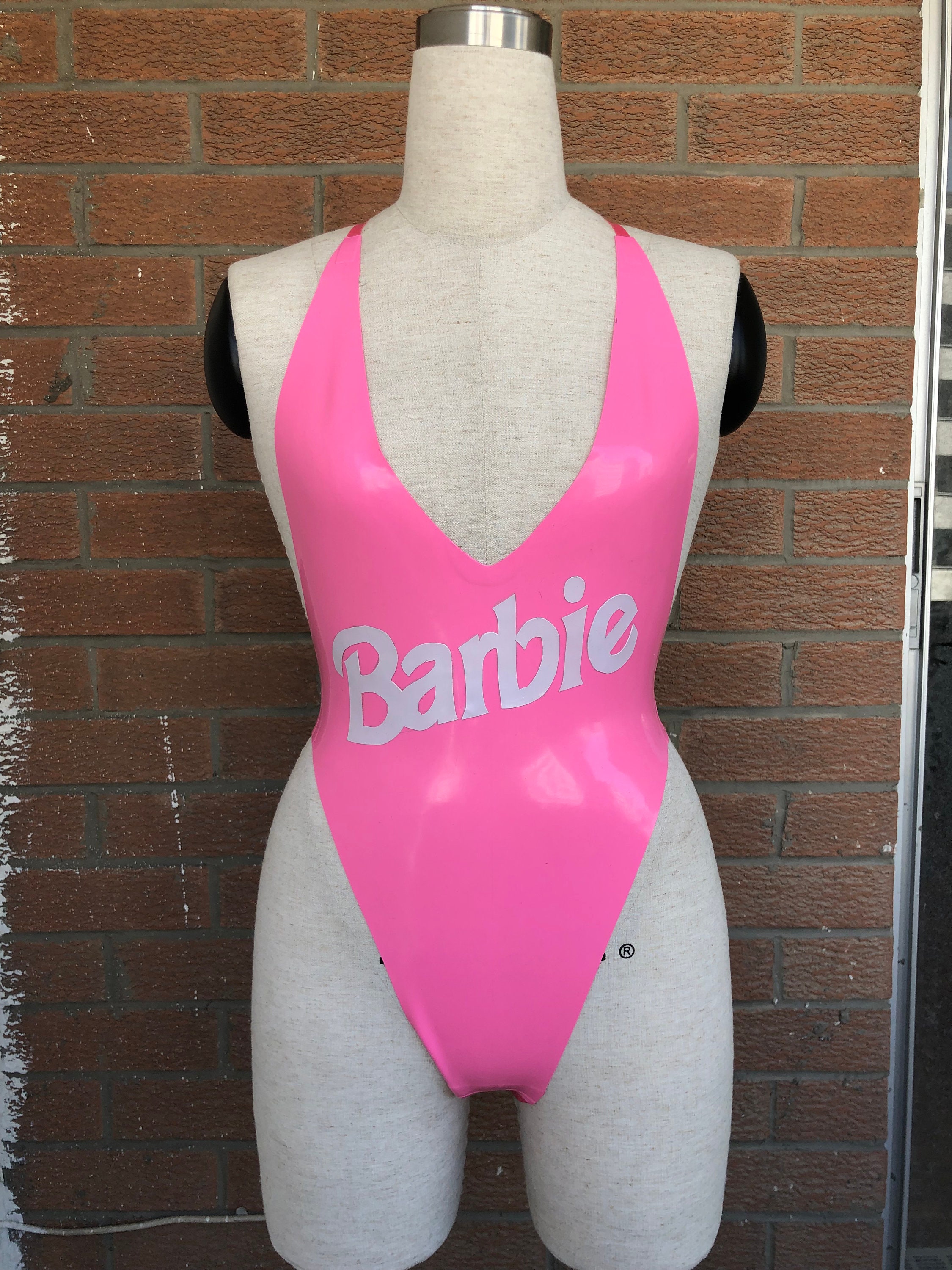 pink barbie bodysuit