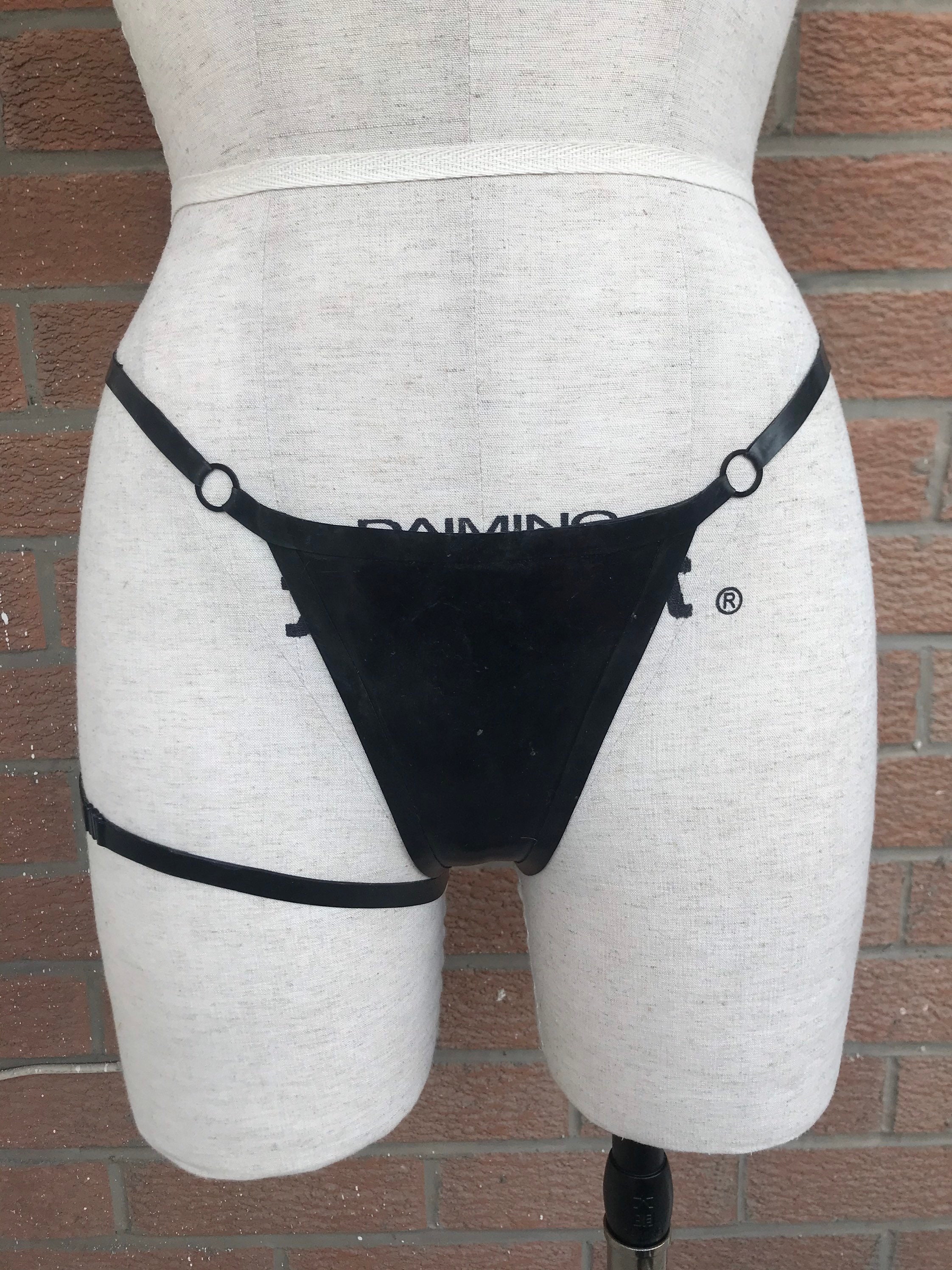 Latex Nurse 5Piece Bikini Set Etsy