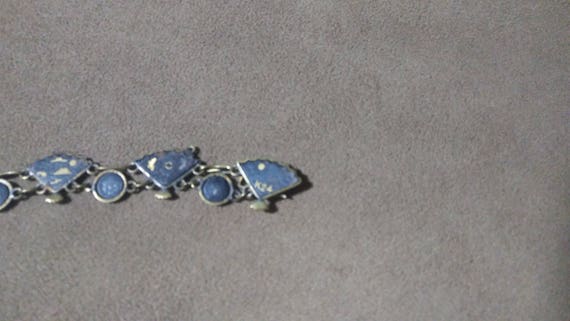 Japanese Damascene Panel Bracelet View 6