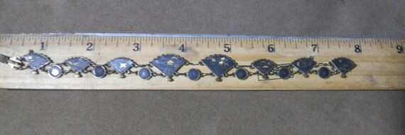 Japanese Damascene Panel Bracelet View 3