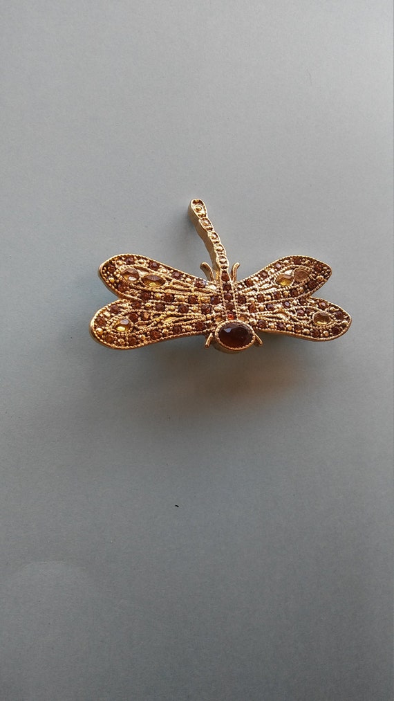 Monet Dragonfly Brooch