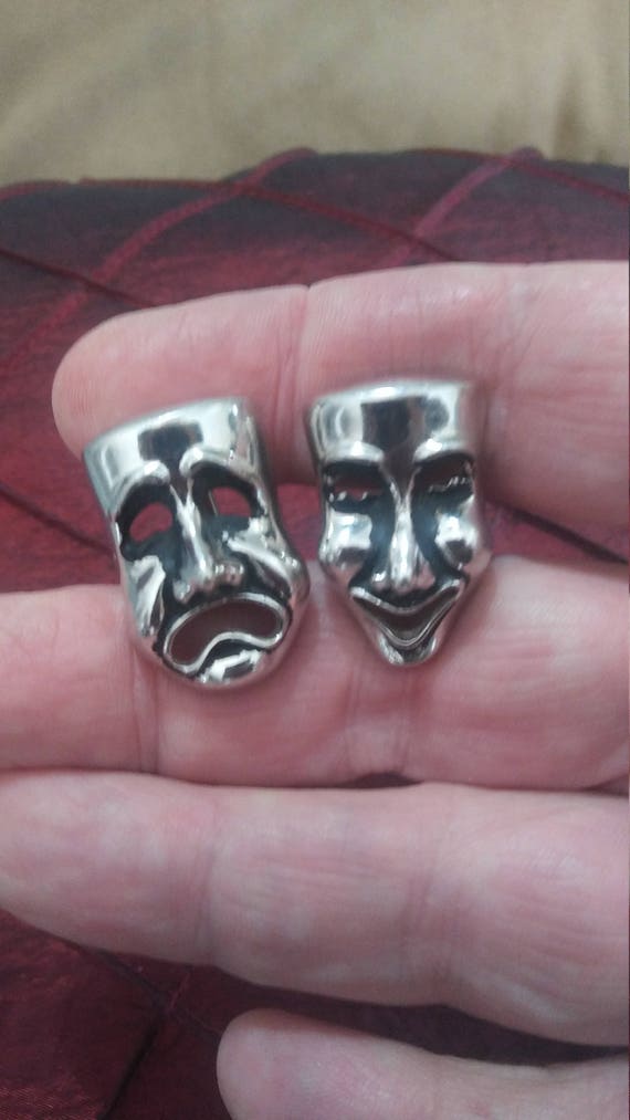 Swank Comedy Drama Cufflinks - image 5