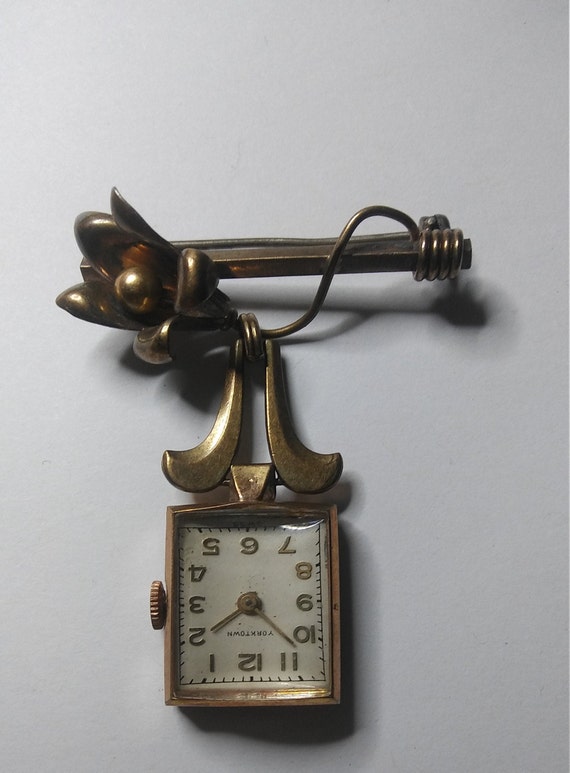 Antique Yorktown Gold Filled Lapel Watch
