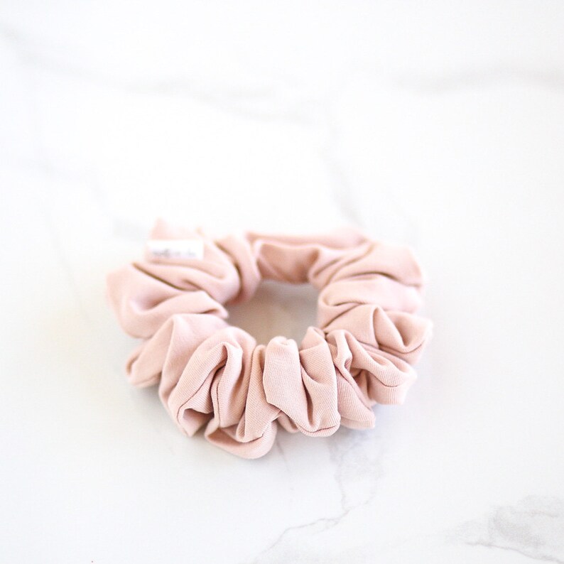 hair tie hair band top knot Blush scrunchie easter basket hair stylist spring scrunchie hair accessories gifts for her