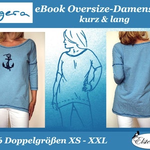 eBook LEGERA Schnittmuster Oversize Pullover Shirt Bild 1