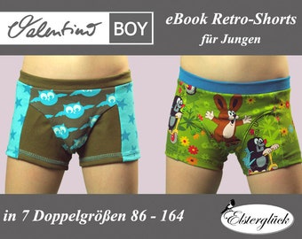 eBook VALENTINO BOY Schnittmuster Unterhose Jungen