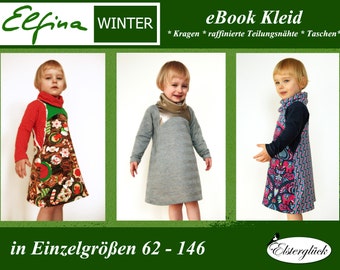 ebook ELFINA WINTER Schnittmuster Mädchen Kleid