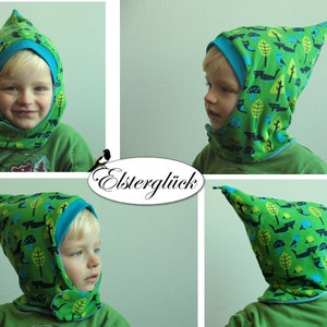 eBook WINTERWICHTEL pointed hat sewing pattern kid image 3