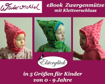 eBook WINTERWICHTEL pointed hat sewing pattern kid