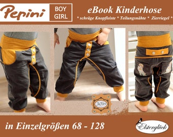ebook PEPINI sewing pattern children's trousers bloomers